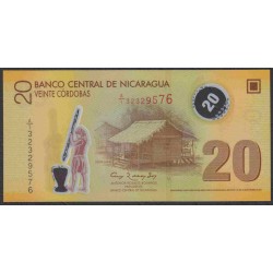 Никарагуа 20 кордоба 2007 года (NICARAGUA 20 Córdobas 2007) P202b:Unc