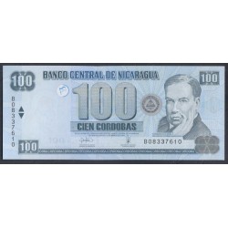 Никарагуа 100 кордоба 2002 года, Литера В (NICARAGUA 100 Córdobas 2002) P 194: UNC