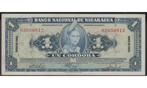 Никарагуа 1 кордоба 1960 г. (NICARAGUA 1 Córdoba 1960) P99с:Unc