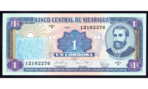 Никарагуа 1 кордоба 1990 г. (NICARAGUA 1 Córdoba 1951) P173:Unc