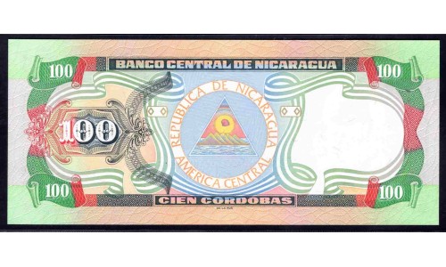 Никарагуа 100 кордоба 1997 г. (NICARAGUA 100 Córdobas 1997) P187:Unc