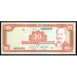 Никарагуа 20 кордоба 1999 г. (NICARAGUA 20 Córdobas 1999) P189:Unc
