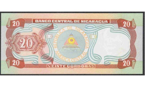 Никарагуа 20 кордоба 1997 года (NICARAGUA  20 Córdobas 1997) P185: UNC