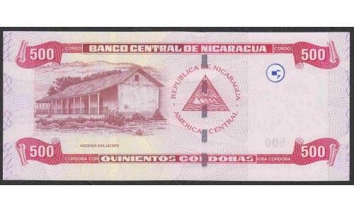 Никарагуа  500 кордоба 2006 года (NICARAGUA  500 Córdobas  2006) P 200: UNC