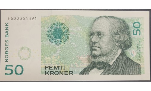 Норвегия 50 крон 2008 (NORWAY 50 Kroner 2008) P 46c(3): UNC