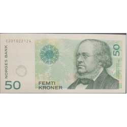 Норвегия 50 крон 2015 (NORWAY 50 Kroner 2015) P 46d(2): UNC
