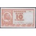 Норвегия 10 крон 1968 год (NORWAY 10 Kroner 1968) P 31d(4): UNC