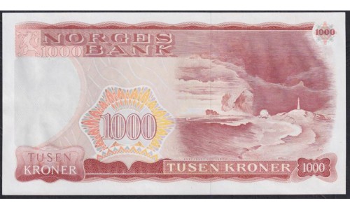 Норвегия 1000 крон 1983 год, C 0878576 (NORWAY 1000 Kroner 1983) P 40b: UNC