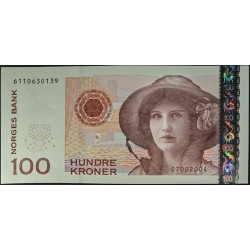 Норвегия 100 крон 2004 (NORWAY 100 Kroner 2004) P 49b : UNC