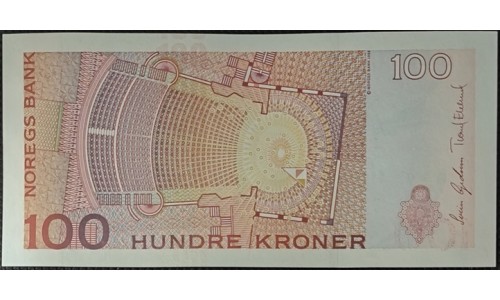 Норвегия 100 крон 2004 (NORWAY 100 Kroner 2004) P 49b : UNC