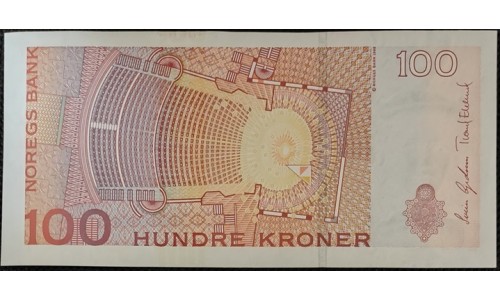 Норвегия 100 крон 2010 (NORWAY 100 Kroner 2010) P 49e : UNC
