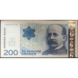 Норвегия 200 крон 2009 (NORWAY 200 Kroner 2009) P 50e : UNC
