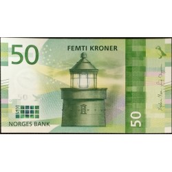 Норвегия 50 крон 2017 (NORWAY 50 Kroner 2017) P 53 : UNC