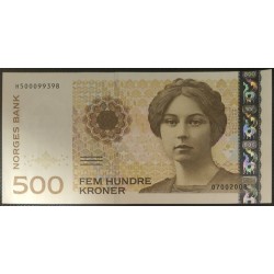 Норвегия 500 крон 2008 (NORWAY 500 Kroner 2008) P 51e : UNC