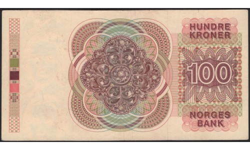 Норвегия 100 крон 1987 (NORWAY 100 Kroner 1987) P 43c : VF