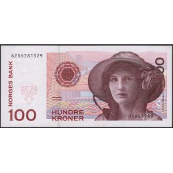 Норвегия 100 крон 1999 (NORWAY 100 Kroner 1999) P 47b : UNC