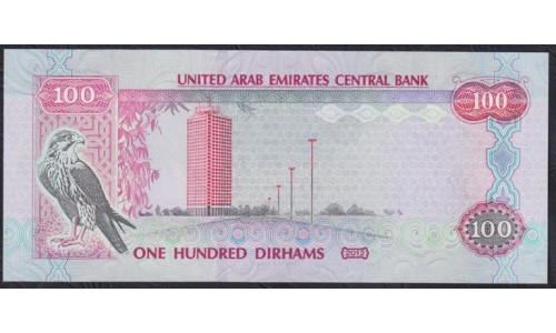 ОАЭ 100 дирхам 2012 года (UAE 100 dirhams 2012) P30e: UNC
