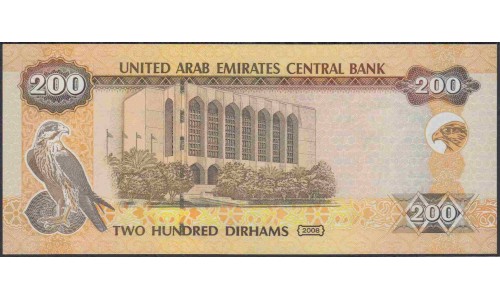 ОАЭ 200 дирхам 2008 года (UAE 200 dirhams 2008) P31b: UNC