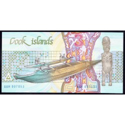 Острова Кука 3 доллара ND (1987 г.) (COOK ISLANDS 3 Dollars ND (1987)) P3a:Unc