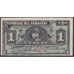 Парагвай 1 песо 1903 года, РЕДКИЕ (PARAGUAY 1 Peso 1903) P 106b(1): UNC