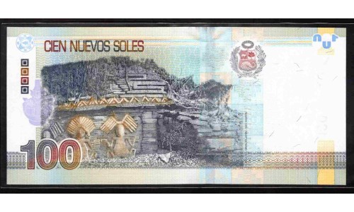 Перу 100 солей 2009 г. (PERU 100 Nuevos Soles 2009) P 185: UNC