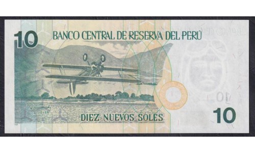 Перу 10 солей 2005 г. (PERU 10 Nuevos Soles 2005) P 179a: UNC