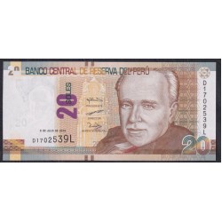 Перу 20 солей 2018 г. (PERU 20 Nuevos Soles 2018) P 193b: UNC