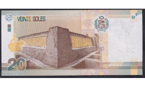 Перу 20 солей 2018 г. (PERU 20 Nuevos Soles 2018) P 193b: UNC