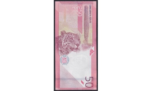 Перу 50 солей 2019 г. (PERU 50 Nuevos Soles 2019) P W198: UNC