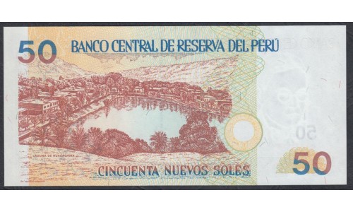 Перу 50 солей 2001 г. (PERU 50 Nuevos Soles 2001) P 177: UNC