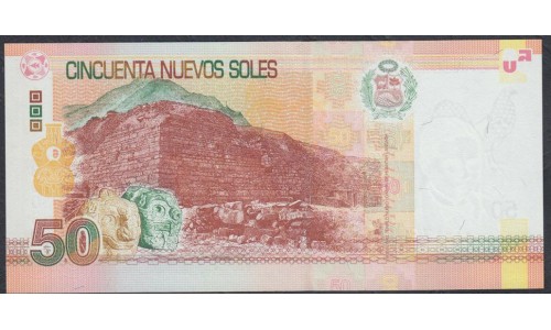 Перу 50 солей 2012 г. (PERU 50 Nuevos Soles 2012) P 189: UNC