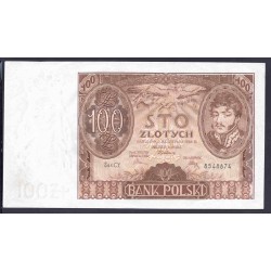 Польша 100 злотых 1934 г. (POLAND 100 Złotych 1934) Р 75: UNC