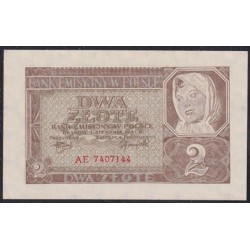 Польша 2 злотых 1941 года (POLAND 2 Złote 1941) Р 100: UNC