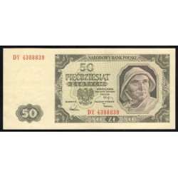 Польша 50 злотых 1948 года (POLAND 50 Złotych 1948) P 138: UNC