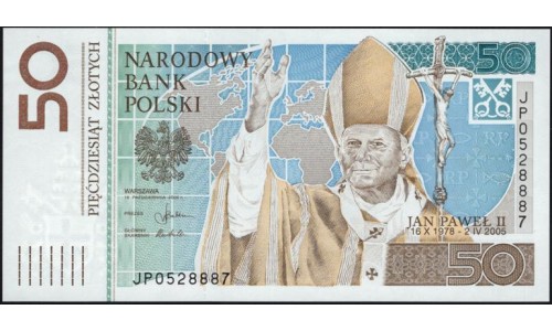 Польша 50 злотых 2006 (POLAND 50 Złotych 2006) Р 178 : UNC