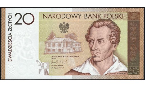 Польша 20 злотых 2009 года, Юбилейные в Буклете (POLAND 20 Złotych 2009) P 180 : UNC