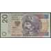 Польша 20 злотых 2016  (POLAND 20 Złotych 2016) P 184 : UNC