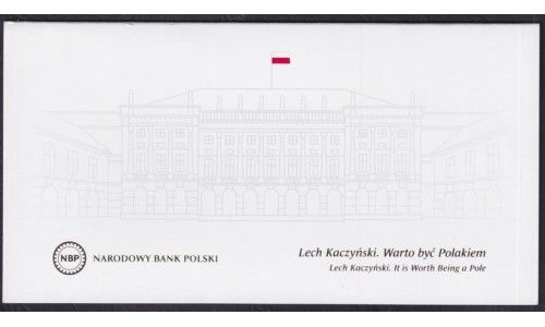 Польша 20 злотых 2021 года, Качинский (POLAND 20 Złotych 2021) P NEW: Unc - Buklet
