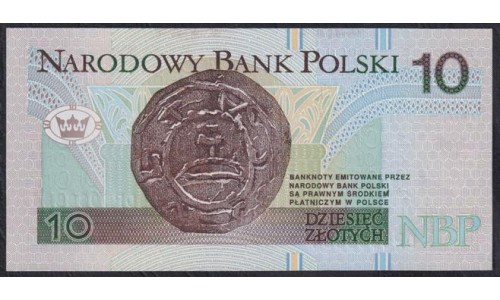 Польша 10 злотых 1994 года, DP5068864 (POLAND 10 Złotych 1994) Р 173: UNC