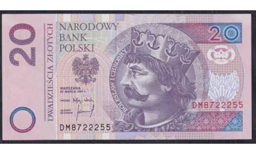 Польша 20 злотых 1994 года, DM8722255 (POLAND 20 Złotych 1994) Р 174: UNC