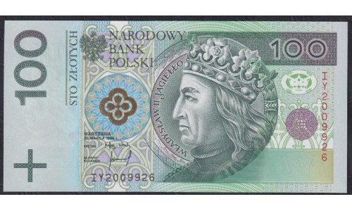 Польша 100 злотых 1994 года,  (POLAND 100 Złotych 1994) Р 176: UNC