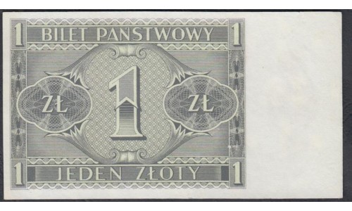 Польша 1 злотый 01.10.1938 года, ПРОСТО РАРИТЕТ!!! (POLAND 1 Złoty 0.1.10.1938, Ministerstwo Skarbu (Ministry of Finance)) Р 50: UNC