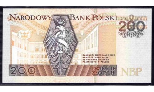 Польша 200 злотых 1994 года (POLAND 200 Złotych 1994) P 177а: UNC