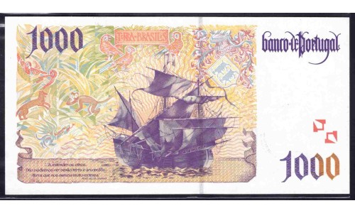 Португалия 1000 эскудо 1998 (PORTUGAL 1000 Escudos 1998) P188c(1) : UNC