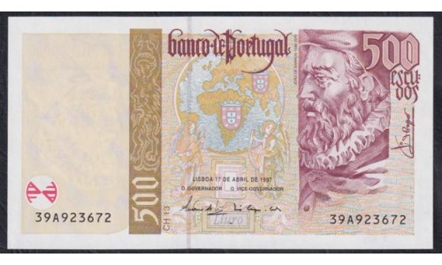 Португалия 500 эскудо 17.04.1997 (PORTUGAL 500 Escudos 17.04.1997) P 187а(2) : UNC