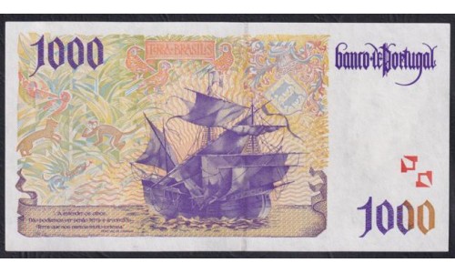 Португалия 1000 эскудо 31.10.1996 (PORTUGAL 1000 Escudos 31.10.1996) P188b(1) : aUNC