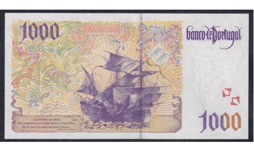 Португалия 1000 эскудо 07.11.2000 (PORTUGAL 1000 Escudos 07.11.2000) P188d(2) : UNC