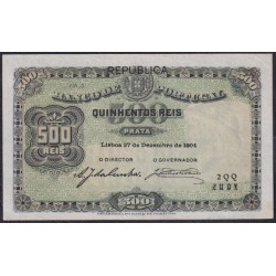 Португалия 500 Рейс 1904 года (PORTUGAL 500 Reis 1904) P 105a: UNC-
