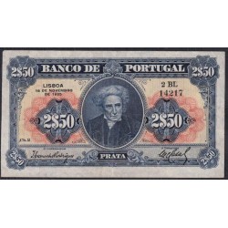 Португалия 2.50 Эскудо 18.11.1925 года (PORTUGAL 2.50 Escudos 18.11.1925) P 127: VF/XF