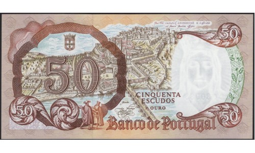 Португалия 50 эскудо 1964 (PORTUGAL 50 Escudos 1964) P 168(11) : UNC